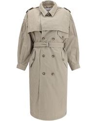Isabel Marant - Marant Etoile Chilma Striped Coat - Lyst
