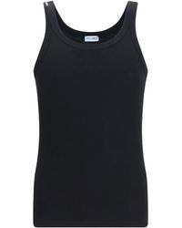 Dolce & Gabbana - Dolce & Gabbana Marcello Ribbed Cotton Tank Top - Lyst