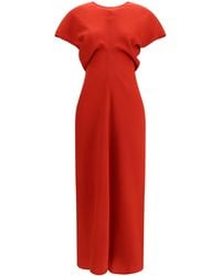 TOTEME - Slouch Waist Wool Dress - Lyst