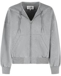 MM6 by Maison Margiela - Cotton Sweatshirt - Lyst