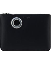 Comme des Garçons - Leather Eyelet Coin Purse - Lyst