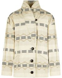 Isabel Marant - 'Quayla' Cotton Blend Jacket - Lyst