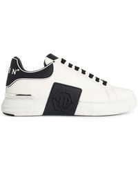 Philipp Plein - 'Phantom' Leather Sneakers - Lyst