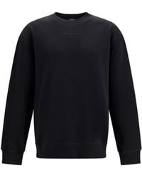 Balmain - Embroidered Logo Crewneck Sweatshirt - Lyst