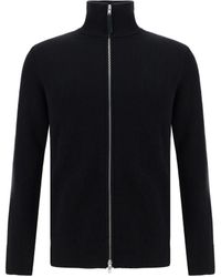 Margiela - Cotton Zip-Up Sweater - Lyst