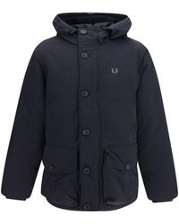Fred Perry - Recycled Taslan Padded Parka - Lyst