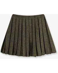 Dior - Dior Pleated Mini Skirt - Lyst