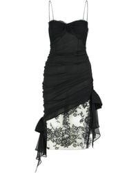 Alessandra Rich - Silk Mini Dress - Lyst