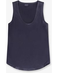 Brunello Cucinelli - Stretch Silk Tank Top - Lyst