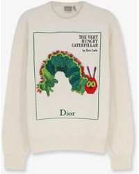 Dior - Dior Cotton And Wool Sweater With Book Cover Embroidery - Lyst