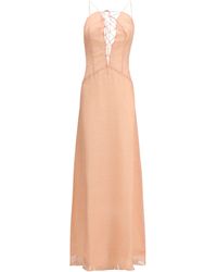 Kristina Ti - Long Silk Dress Charlene Amnesia - Lyst
