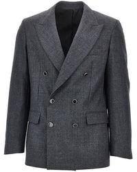 MARSĒM - Prince Of Wales Wool-Blend Jacket - Lyst