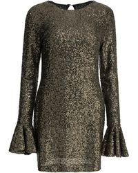 Semler - Short Dress With Sequins - Lyst