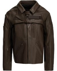 Rick Owens - 2 Piece Mac Leather Jacket - Lyst