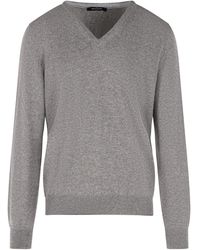 Gran Sasso - Taupe Cashmere Sweater - Lyst