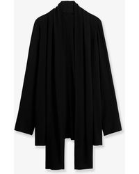 TOTEME - Viscose Shirt With Scarf Detail - Lyst