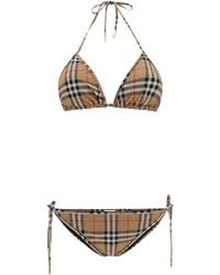 Burberry - Archive Check Bikini Set - Lyst