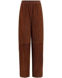Fabiana Filippi - Suede Pants Ebano - Lyst