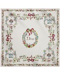 Dior - Dior Dior Arabesque Dioriviera 90 Silk Foulard - Lyst