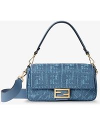 Fendi - Baguette Handbag Raffia - Lyst