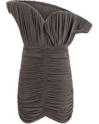 Magda Butrym - Asymmetrical Petal Mini Dress - Lyst