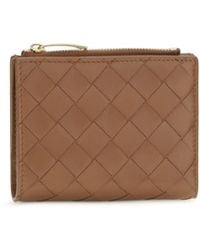 Bottega Veneta - Lambskin Intrecciato Wallet - Lyst