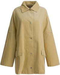 TOTEME - Velvet Overshirt Jacket - Lyst