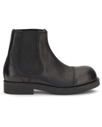 MM6 by Maison Margiela - Chelsea Biker Boots - Lyst