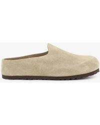 Birkenstock - Amsterdam Wrapped Sabot Suede Sandals - Lyst