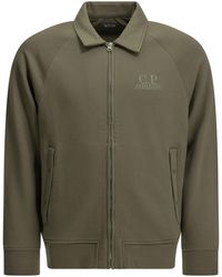 C.P. Company - Zip-Up Sweatshirt With Logo - Lyst