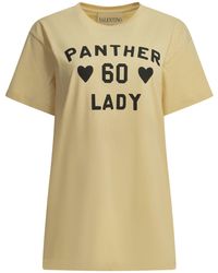 Valentino - "Panther Lady" Crew-Neck T-Shirt - Lyst