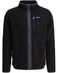 Patagonia - Retro Pile Fleece Jackets And Coats Black - Lyst