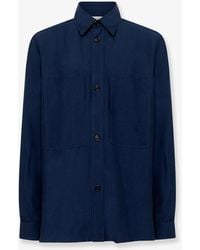 Laneus - Viscose And Linen Shirt - Lyst