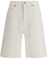 P.A.R.O.S.H. - Denim Bermuda Shorts - Lyst
