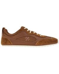Tory Burch - 'Field' Mesh And Leather Sneakers - Lyst