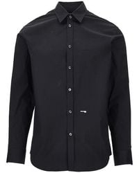 DSquared² - Stretch Cotton Shirt - Lyst
