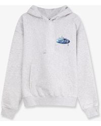 Stussy - Wave Oval Hooded Sweatshirt - Lyst