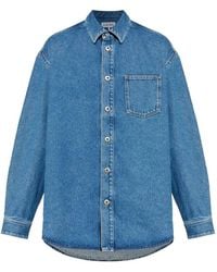 Loewe - Anagram Denim Shirt - Lyst