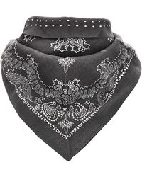 Destin - Wool Scarf With Bandanda Motif - Lyst