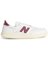 New Balance - 'T500' Leather Sneakers - Lyst
