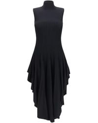 Alaïa - Alaïa 3D Sculpted Knit Pointed Dress - Lyst