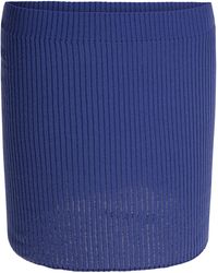 Courreges - Cotton And Wool Pencil Skirt - Lyst