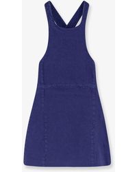 Miu Miu - Mini Denim Dress - Lyst