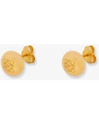 Loewe - Paula's Ibiza Anagram Pebble Sterling Earrings - Lyst