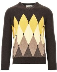 Ballantyne - Lozenge Cashmere Sweater - Lyst