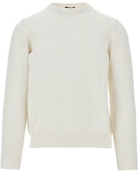 Drumohr - Crewneck Cotton Sweater - Lyst