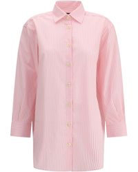 Deperlu - Oversized Shirt Stripe - Lyst