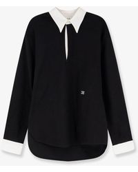 Celine - Cotton Sweatshirt With Triomphe Embroidery - Lyst