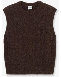 Closed - Wool Blend Vest - Lyst