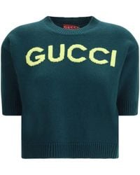 Gucci - Wool Jumper Pine- Tops - Lyst